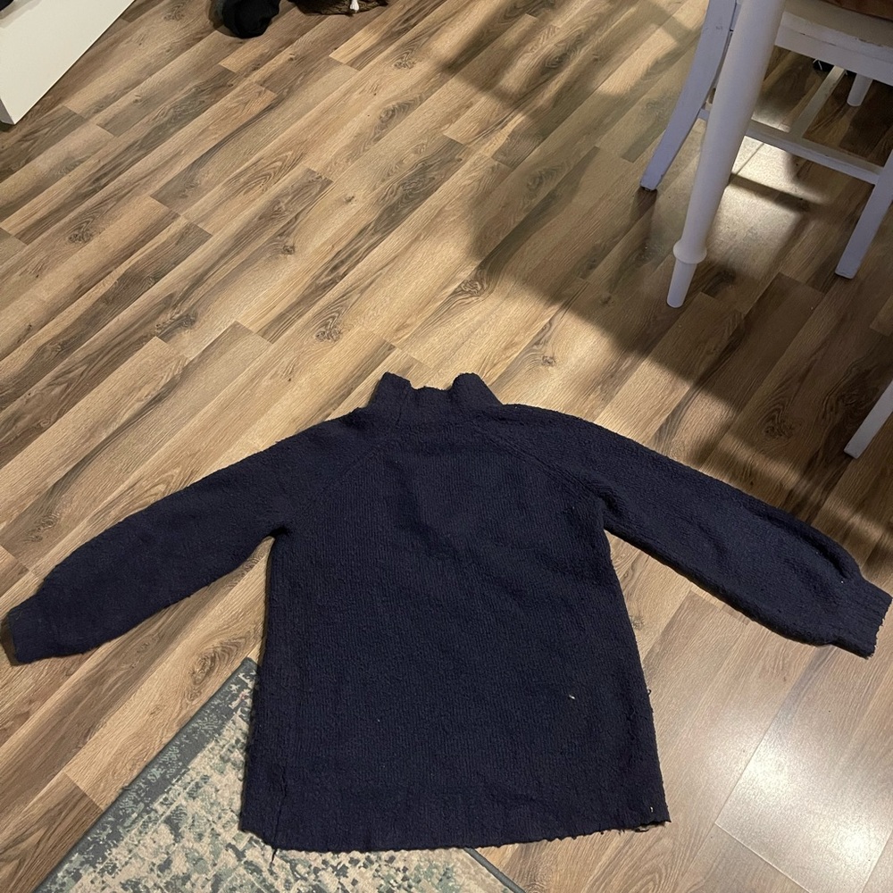 Aerie Navy Sweater with Mock Neck